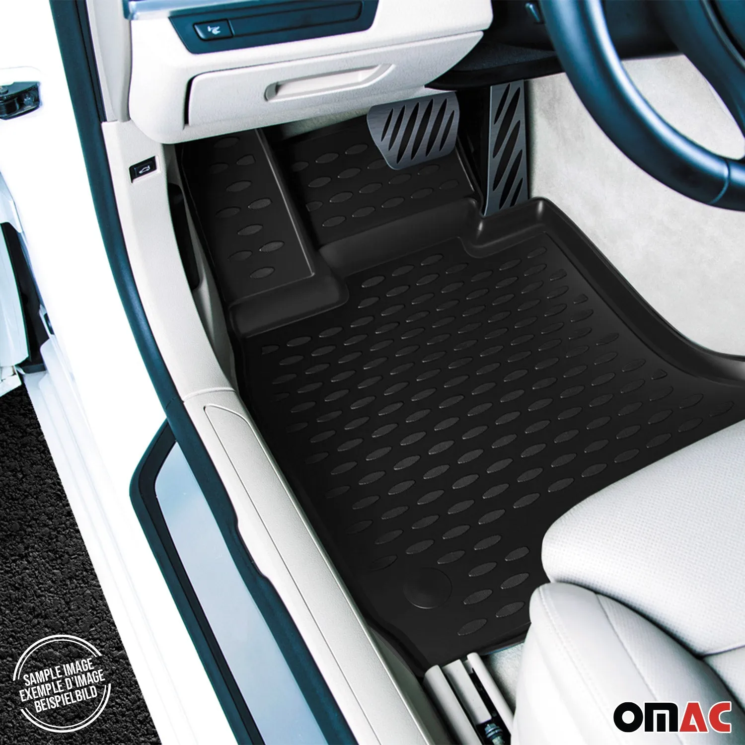 1998-2010 VW New Beetle Floor Mats Liners Full Set All Weather Black