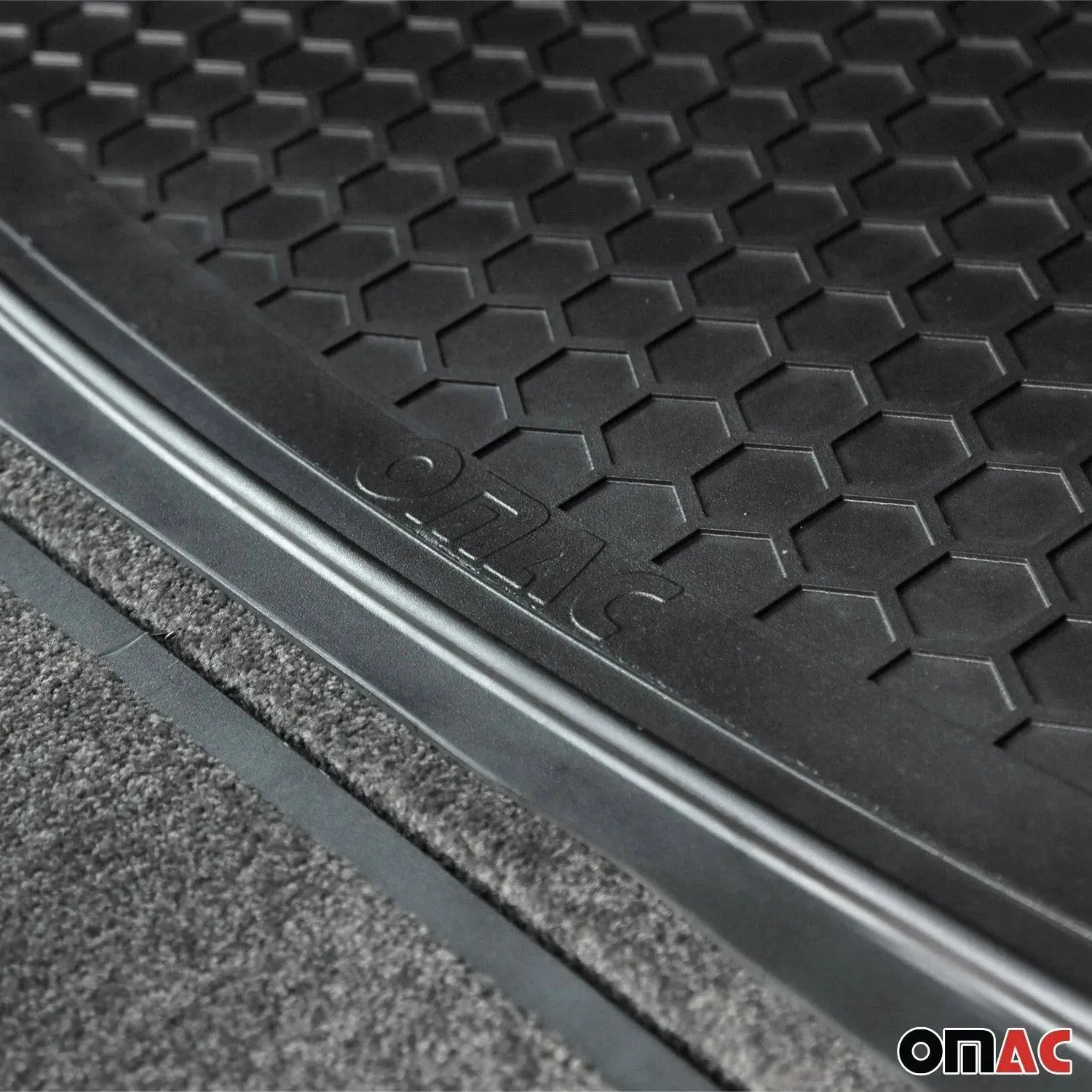 2000-2025 BMW X5 E53 E70 F15 F85 G05 Semi-Custom fit Cargo Mat Liner Waterproof Rubber Black 1Pc