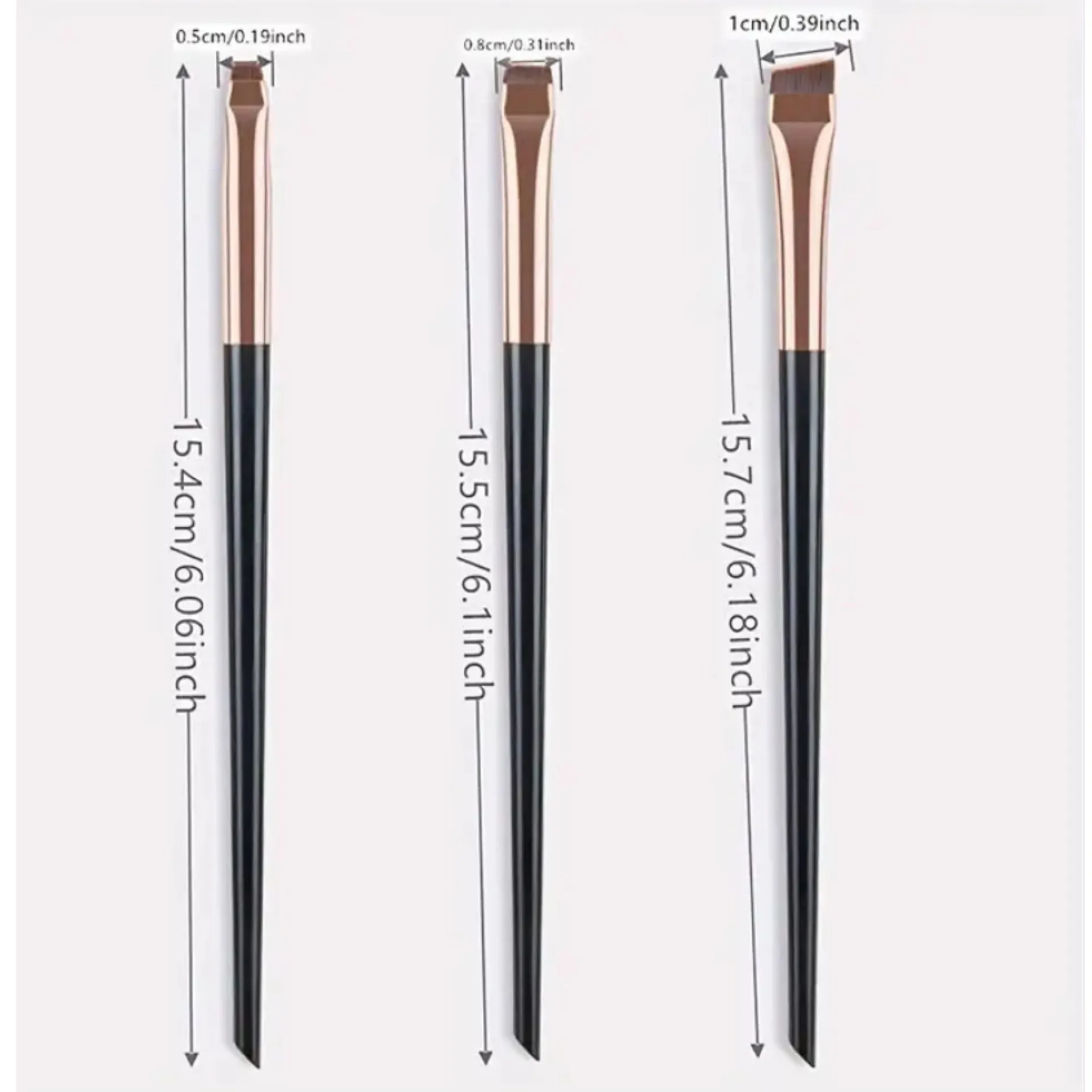 3 Pcs Makeup Brush Set