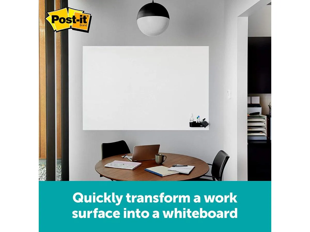 3M Post-It Flex Write Surface, The Permanent Marker Whiteboard Surface 90 x 120cm (MMM-FWS4x3)