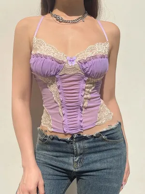 Aesthetic floral camisole