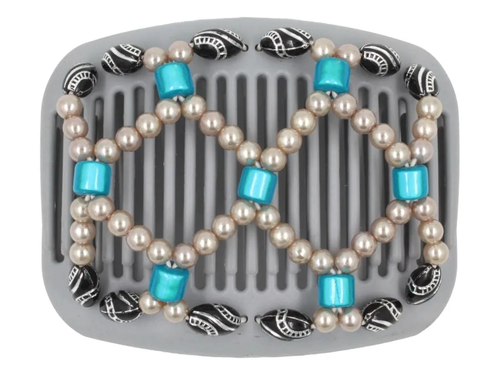 African Butterfly Hair Comb - Ndalena Gray 12