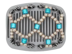 African Butterfly Hair Comb - Ndalena Gray 12