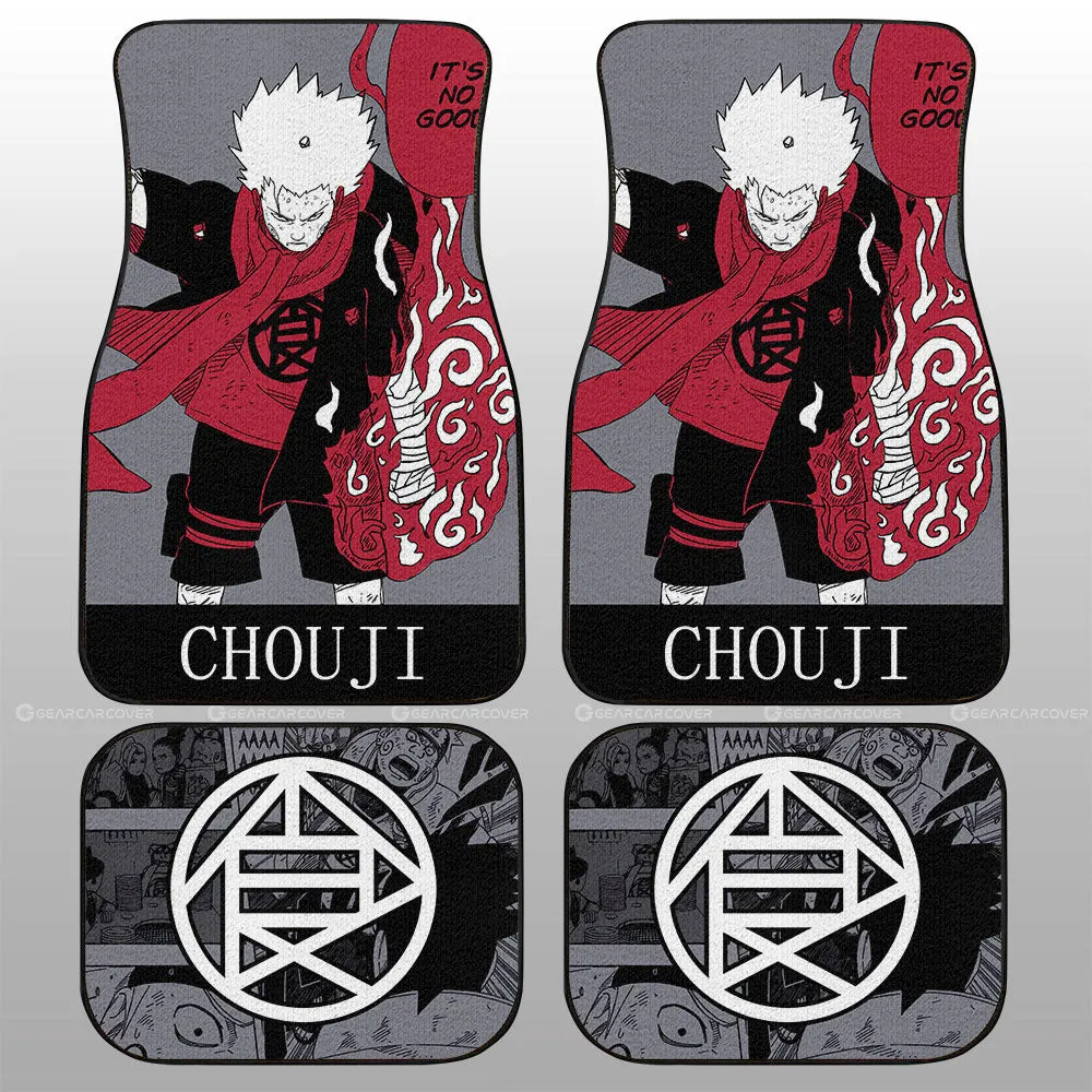 Akimichi Chouji Car Floor Mats Custom Anime Car Accessories Manga Color Style