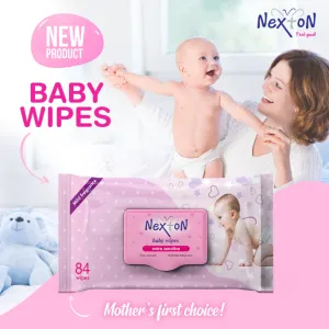 Alcohal-Free Nexton Baby Wipes - 84Pcs