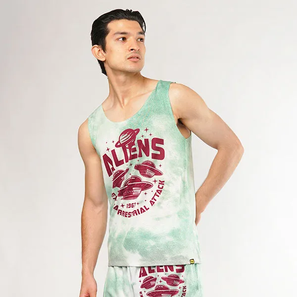 Alien Attack UNISEX TANK TOP