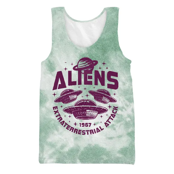 Alien Attack UNISEX TANK TOP