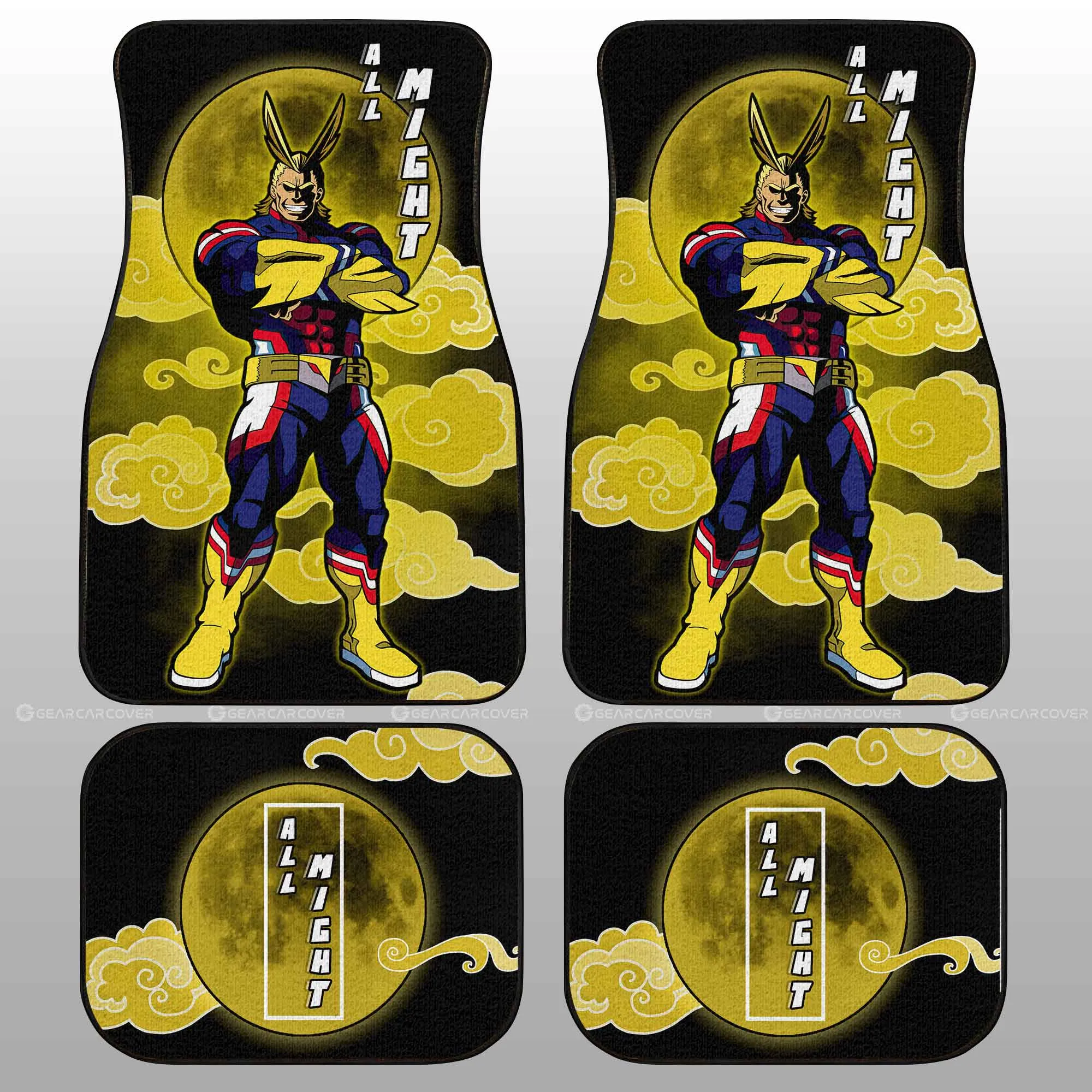 All Might Car Floor Mats Custom Car Interior Accessories