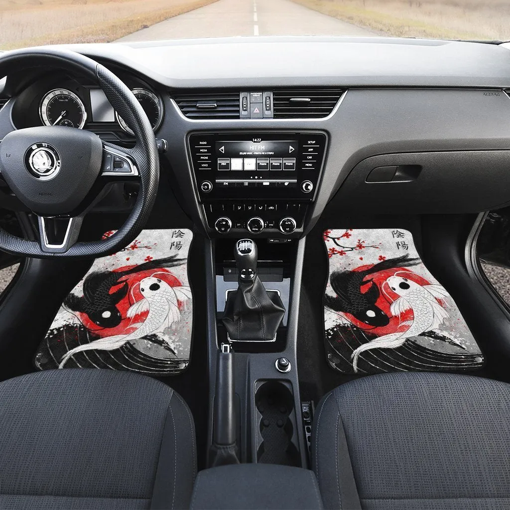 Amazing Koi Fish Car Floor Mats Custom Japan Style Car Accessories