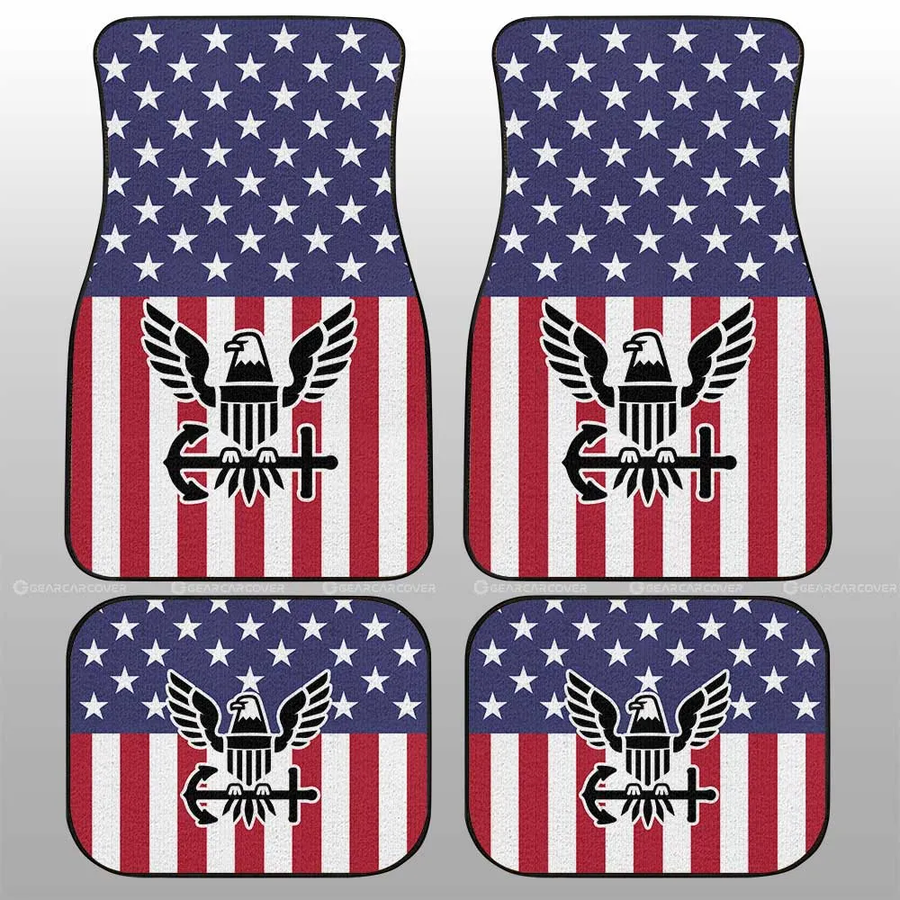 American Flag Military Navy Car Floor Mats Custom Car Accessories