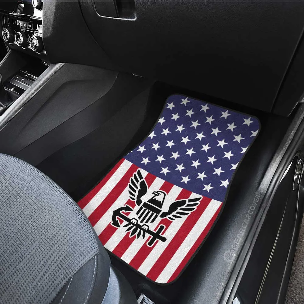 American Flag Military Navy Car Floor Mats Custom Car Accessories