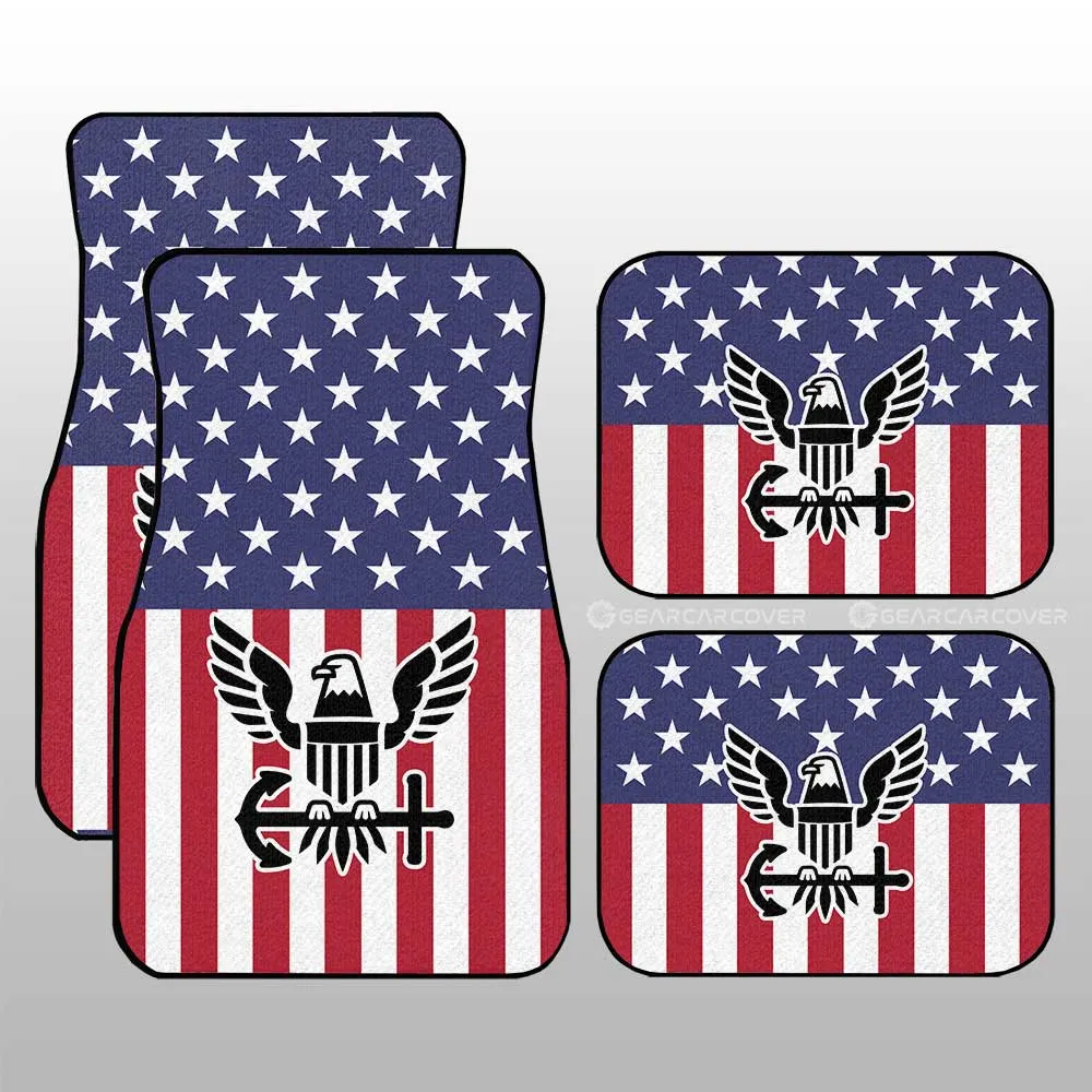 American Flag Military Navy Car Floor Mats Custom Car Accessories