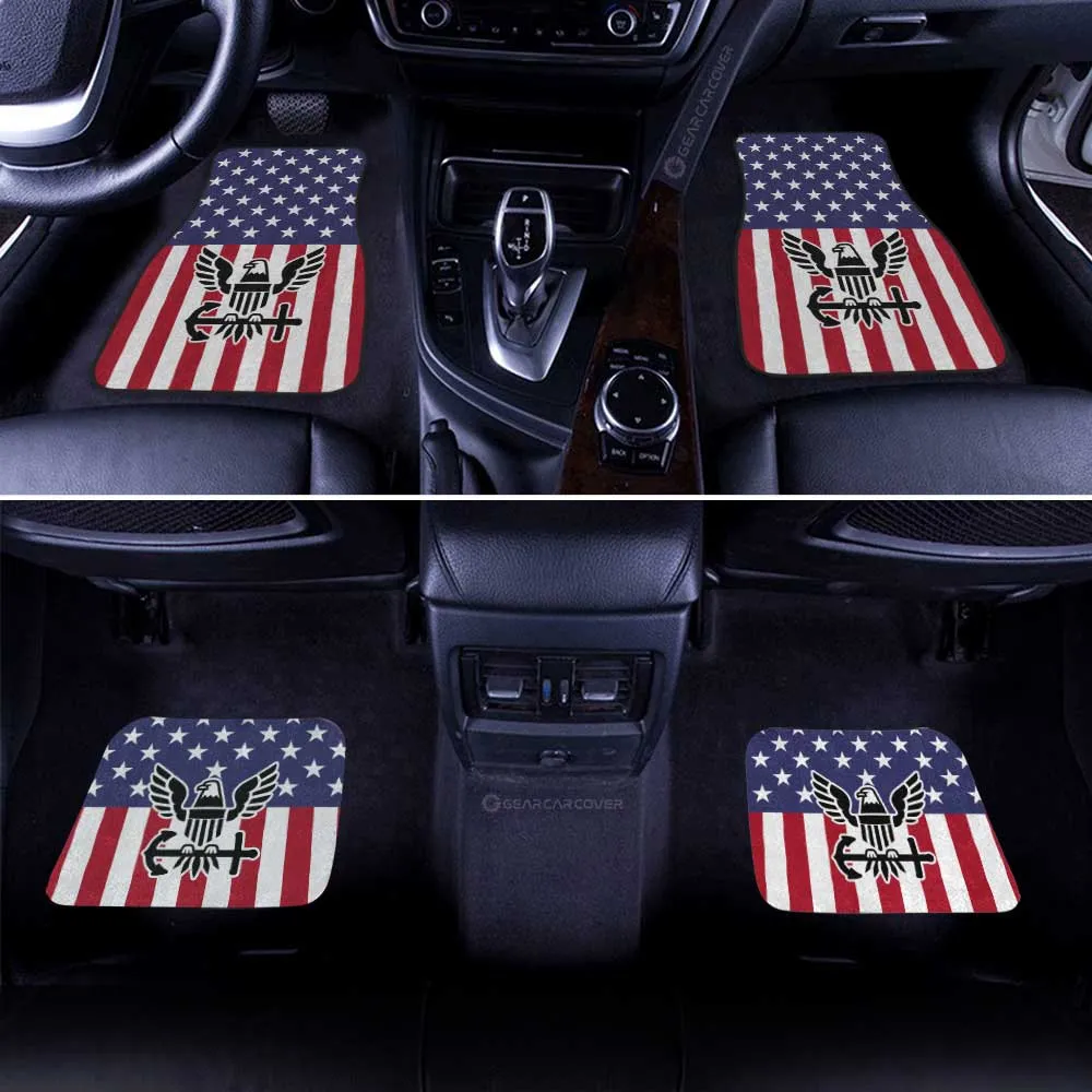 American Flag Military Navy Car Floor Mats Custom Car Accessories