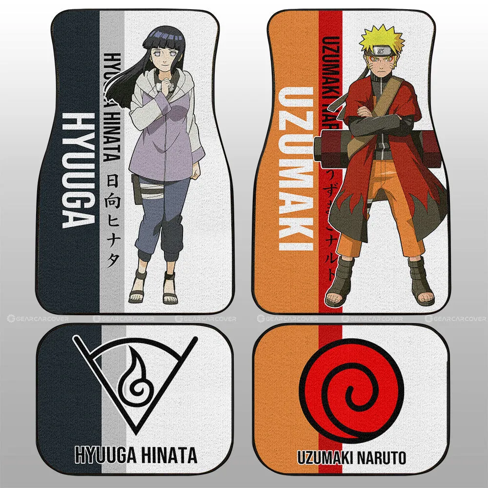 And Hinata Car Floor Mats Custom Car Accessories For Fans