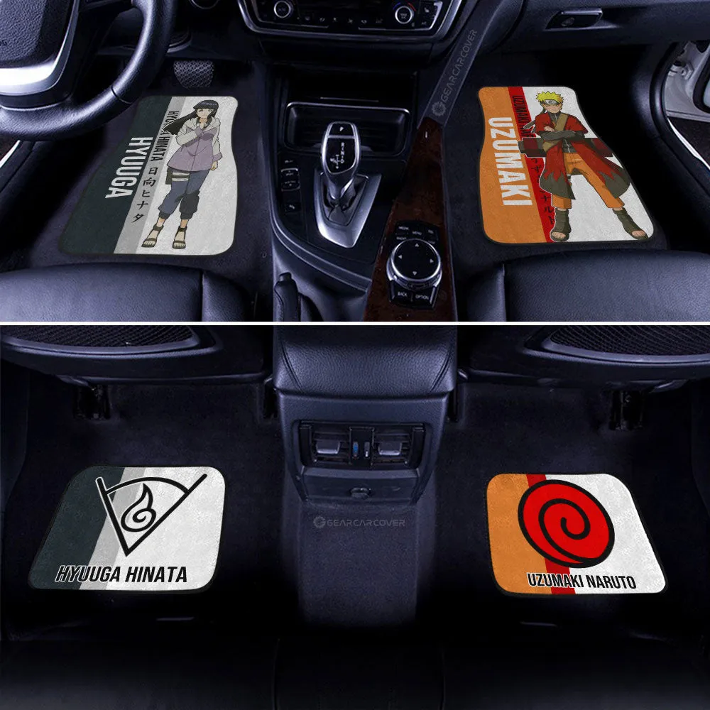 And Hinata Car Floor Mats Custom Car Accessories For Fans