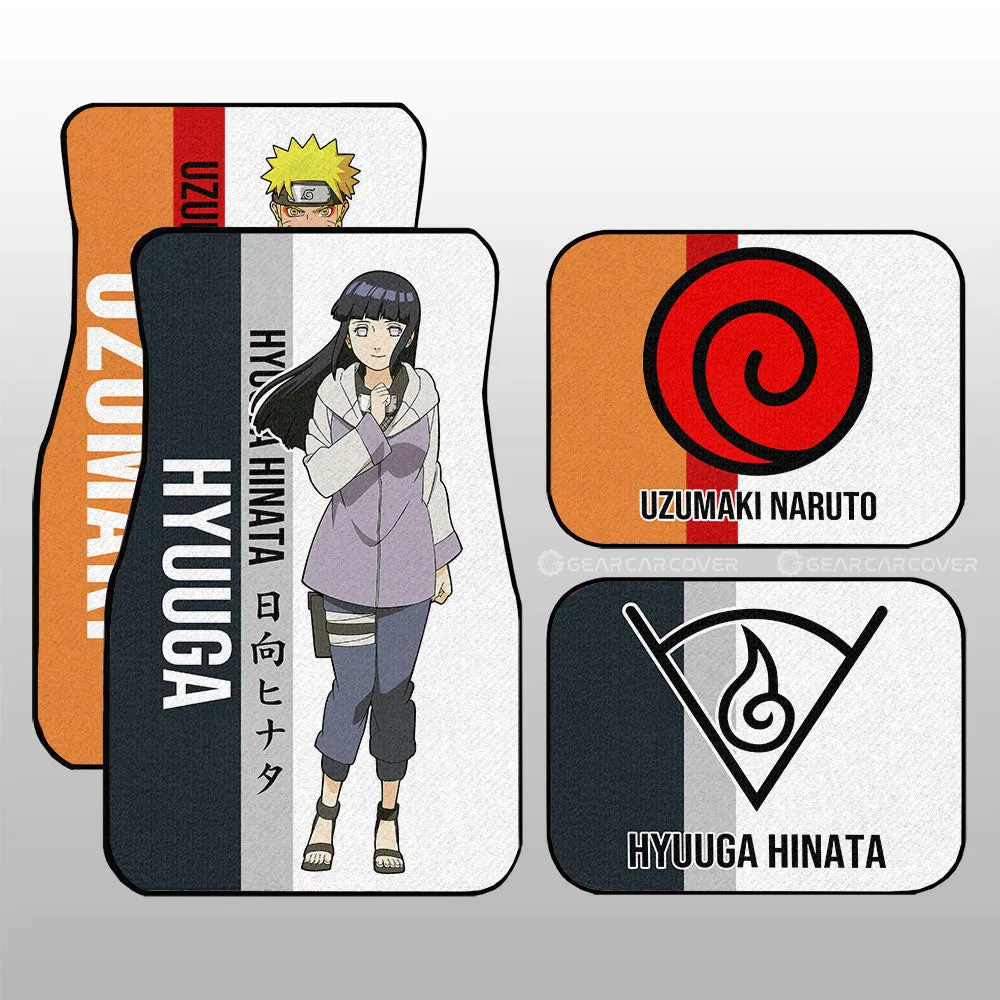 And Hinata Car Floor Mats Custom Car Accessories For Fans