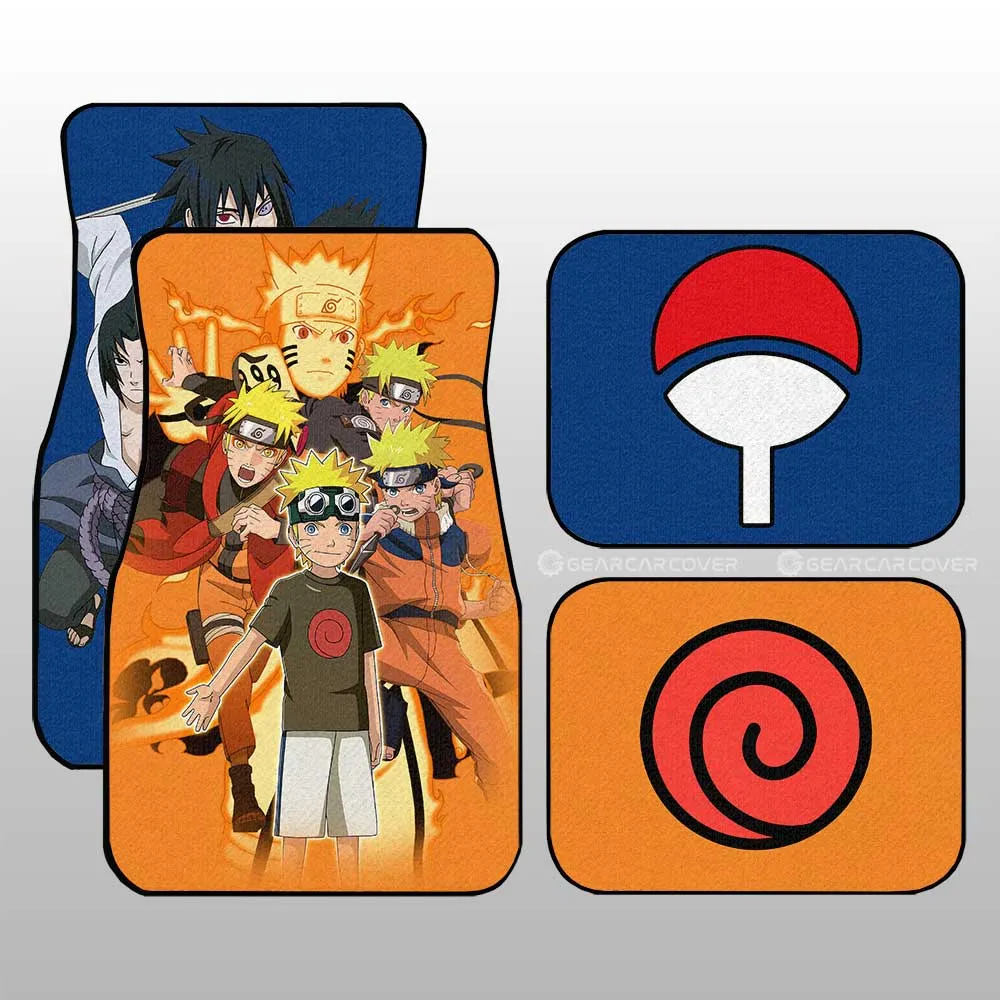 And Sasuke Car Floor Mats Custom Anime Car Accessories