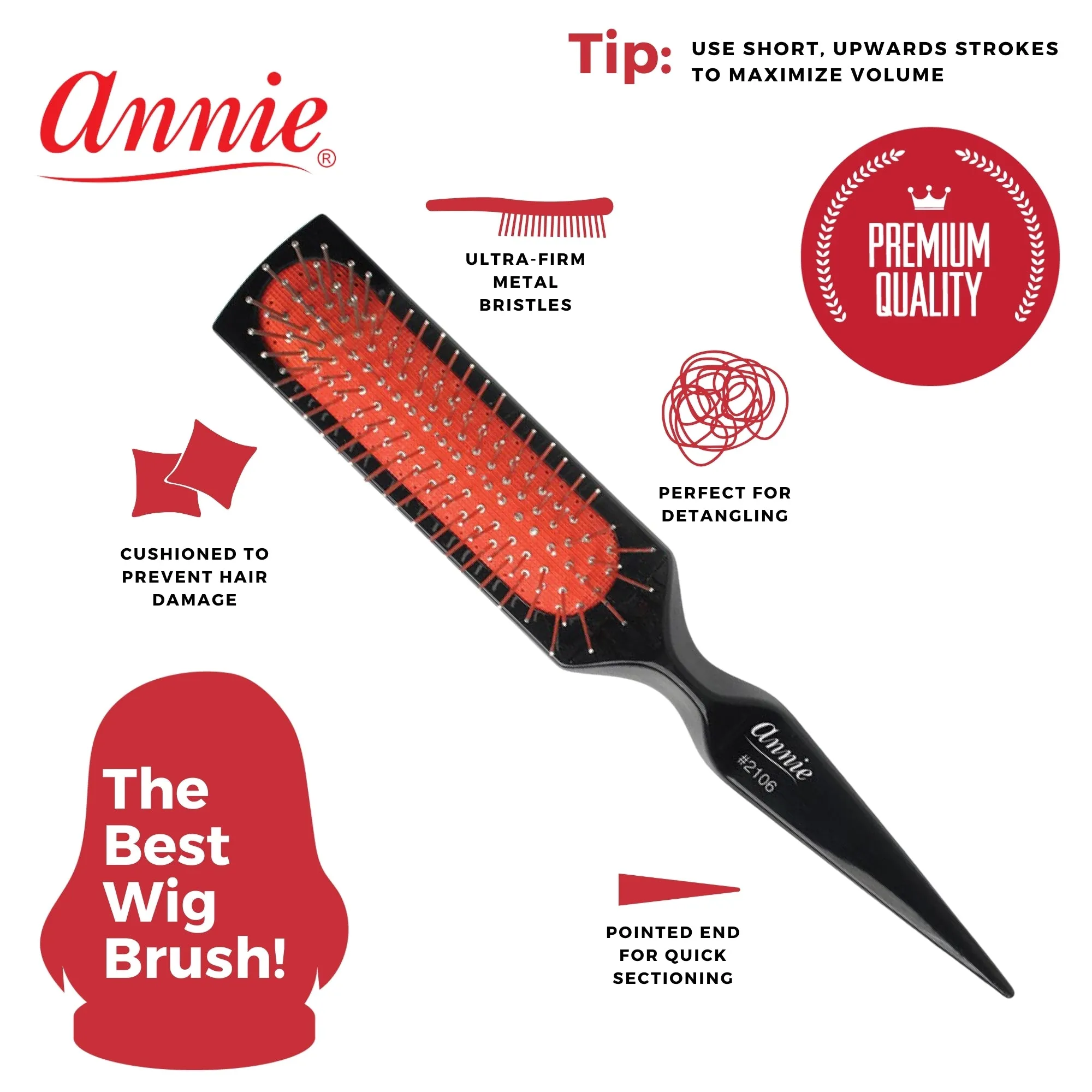 Annie Premium Wire Wig Brush