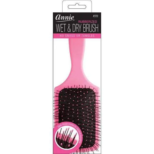 Annie Wet & Dry Paddle Brush Pink (2752)