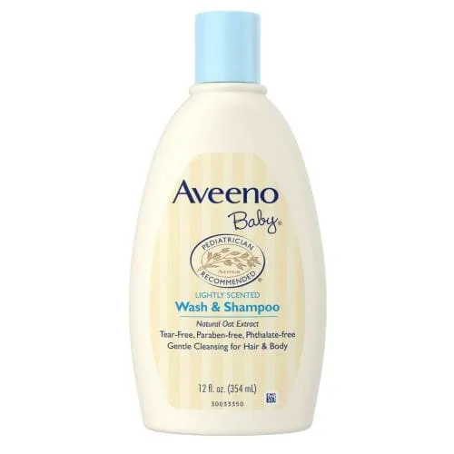 Aveeno Baby Wash & Shampoo for Hair & Body, Tear-Free, Fresh, 8 Oz - 38137003665