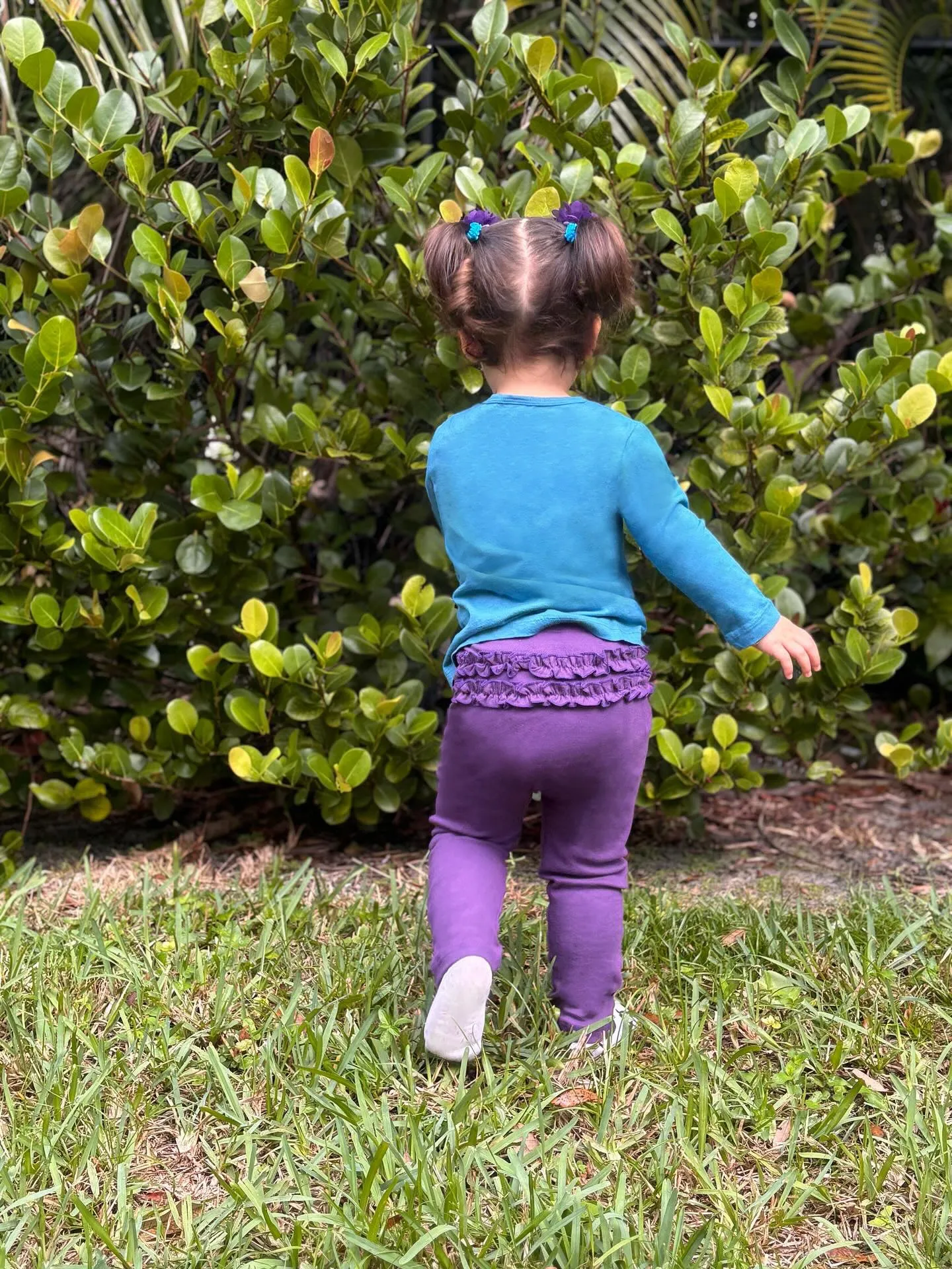 Baby Ruffle Butt Soft Cotton Leggings | Candy Apple