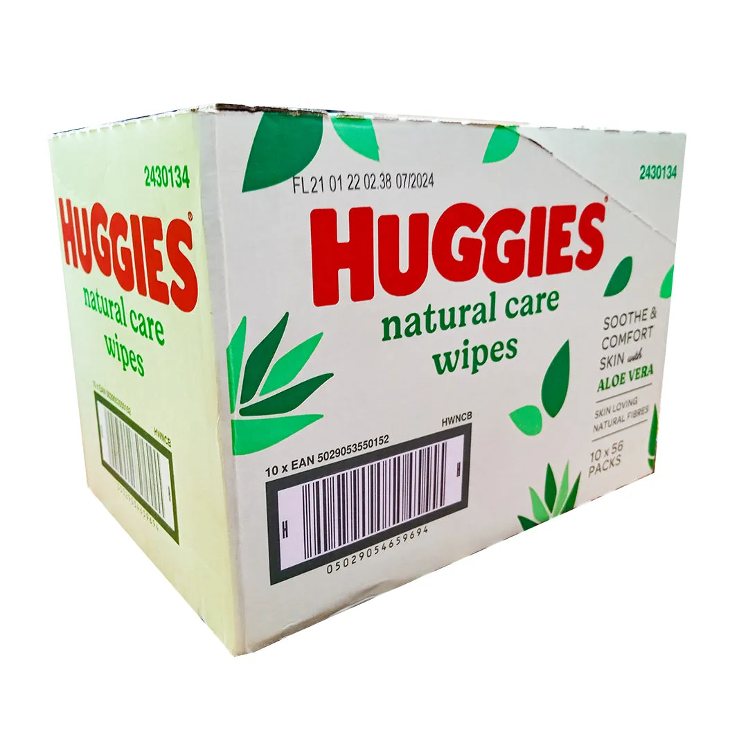 Baby Wipes (Huggies Natural Care With Aloe Vera)