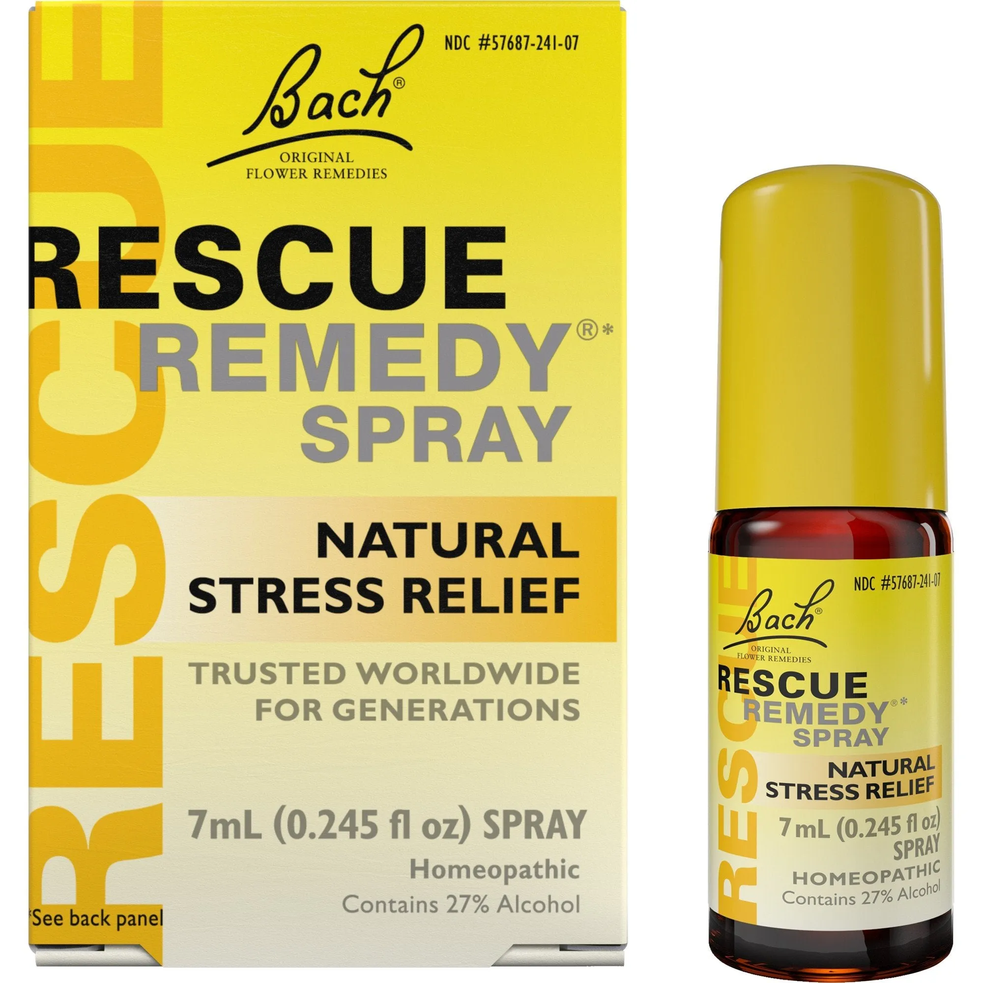 Bach Rescue Remedy Spray 7 mL (0.45 fl oz) Liquid