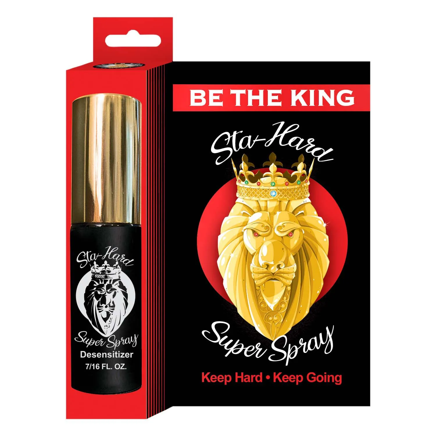 Be The King | Climax Delay Spray | Desensitizer Spray | Ejaculation Delay