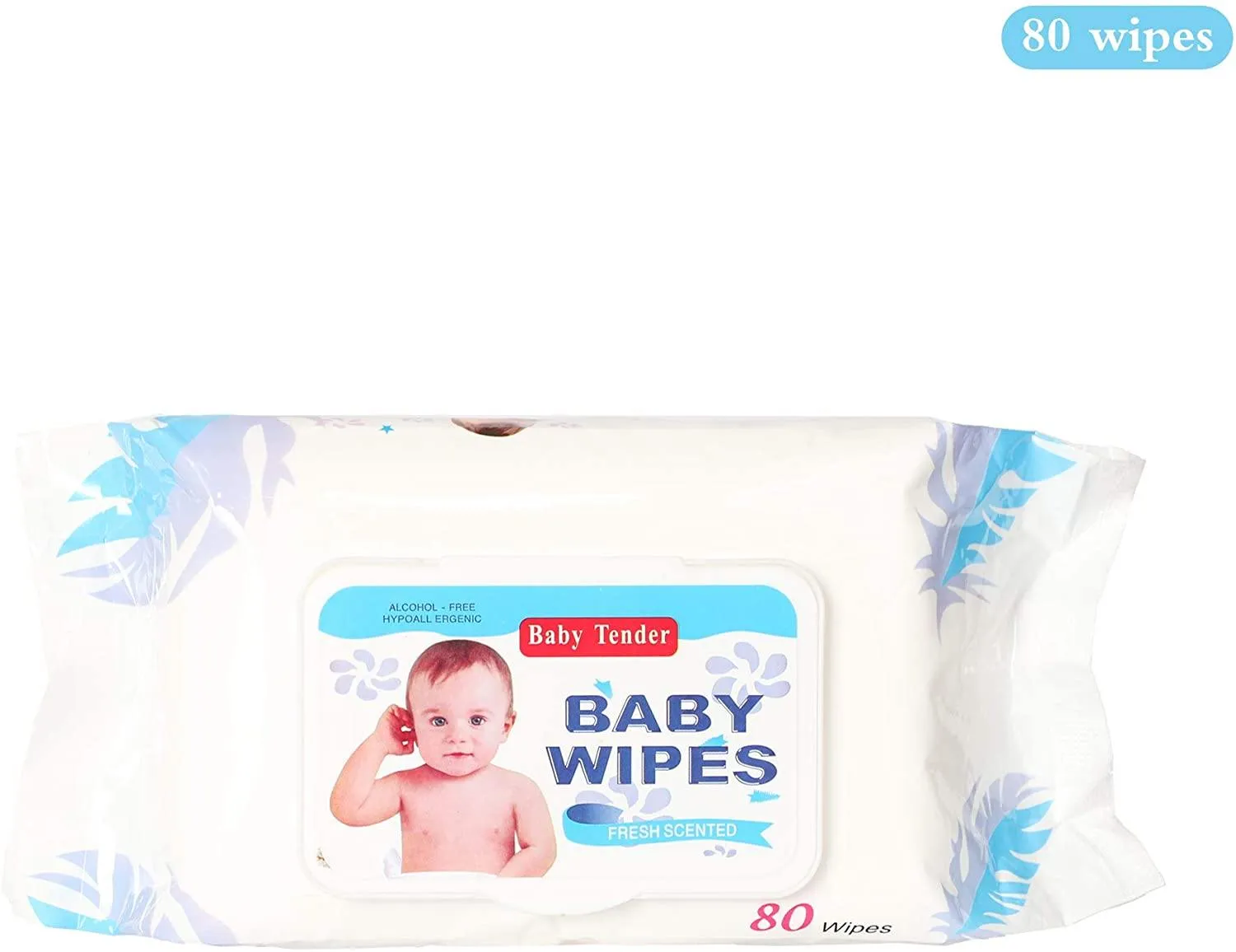 Best Baby Wipes Water Wipes Soft Cleaning Wipes Natural Wet Wipes, 6 Packs, 480 Wipes