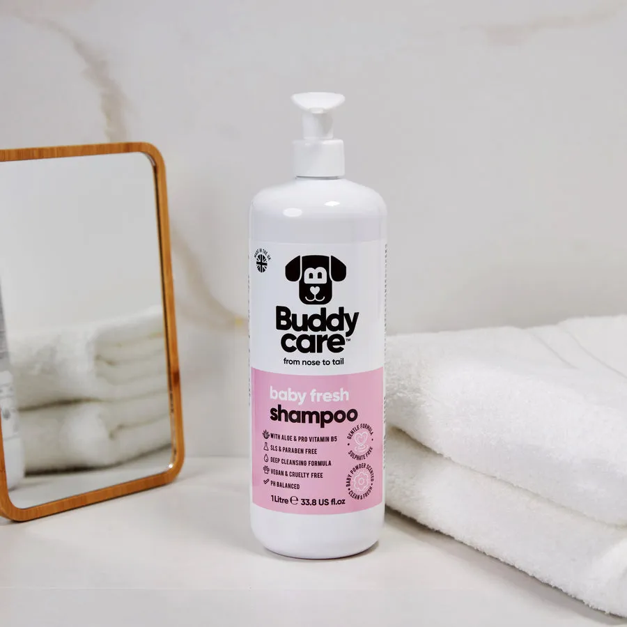 Buddycare | Baby Powdered Scent Fresh Shampoo for Dogs - 500ml