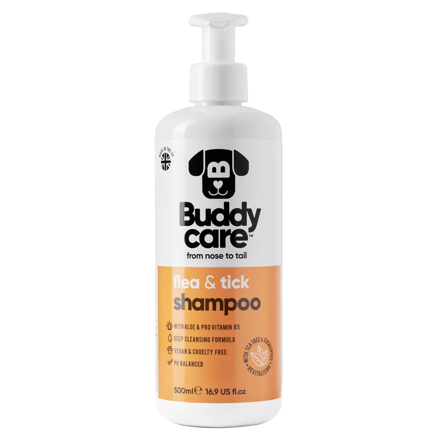 Buddycare | Flea & Tick Shampoo for Dogs - 500ml