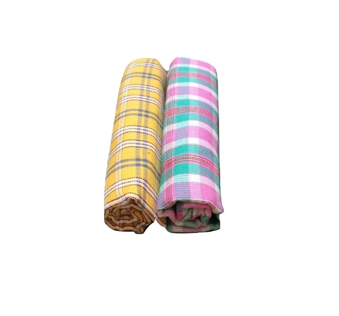 Cotton Colors Cotton Bath Towel (Multicolour) -Pack of 2