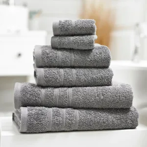 Deyongs 6-Piece Charcoal Harrison Towel Bale