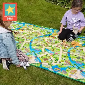 Extra Large Zoo Play Mat (200 x 120cm)