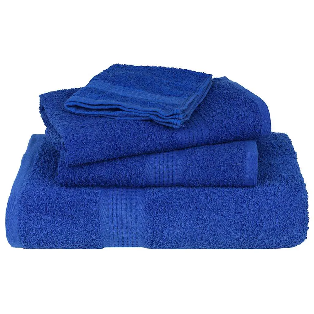 Guest Towels 10 pcs Blue 30x50 cm 360 gsm 100% Cotton