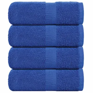 Guest Towels 4 pcs Blue 30x50 cm 360 gsm 100% Cotton