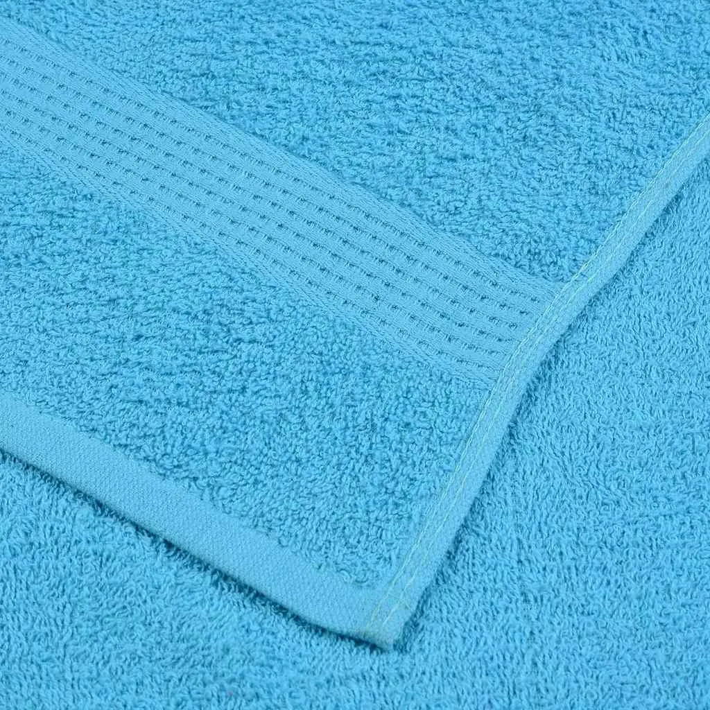 Guest Towels 4 pcs Turquoise 30x50 cm 360 gsm 100% Cotton