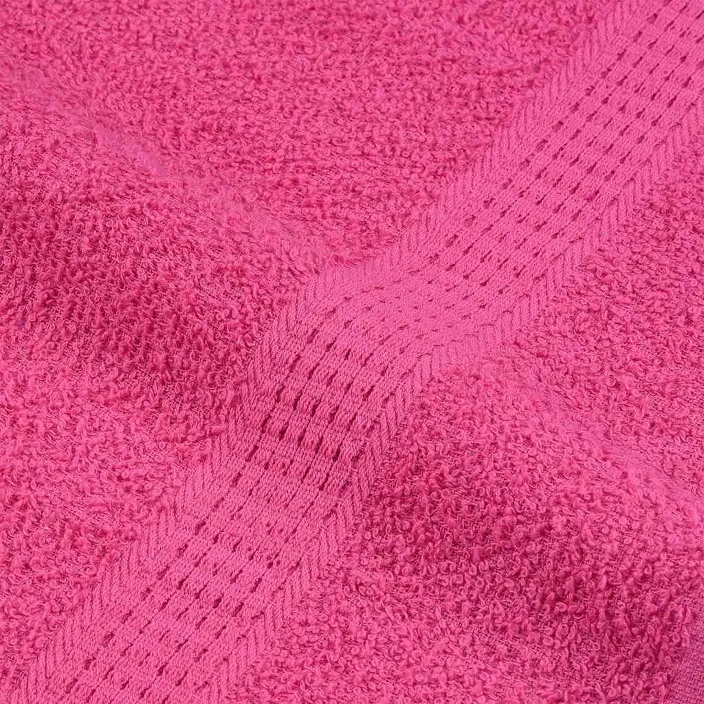 Hand Towels 4 pcs Pink 50x100 cm 360 gsm 100% Cotton