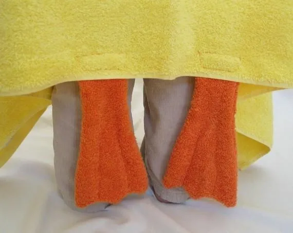 Hooded Bath Towel - Duck