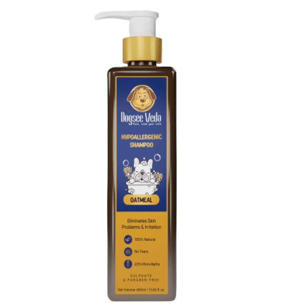 Hypoallergenic Oatmeal Shampoo for Dogs (400ml)