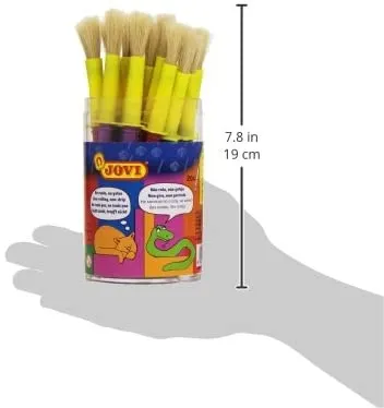 JOVI SCHOOL BRUSH MEDSIZE JAR/20BR