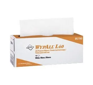 KC WypAll® L40 White Disposable Wipes in a Box (#05790) - Case of 900