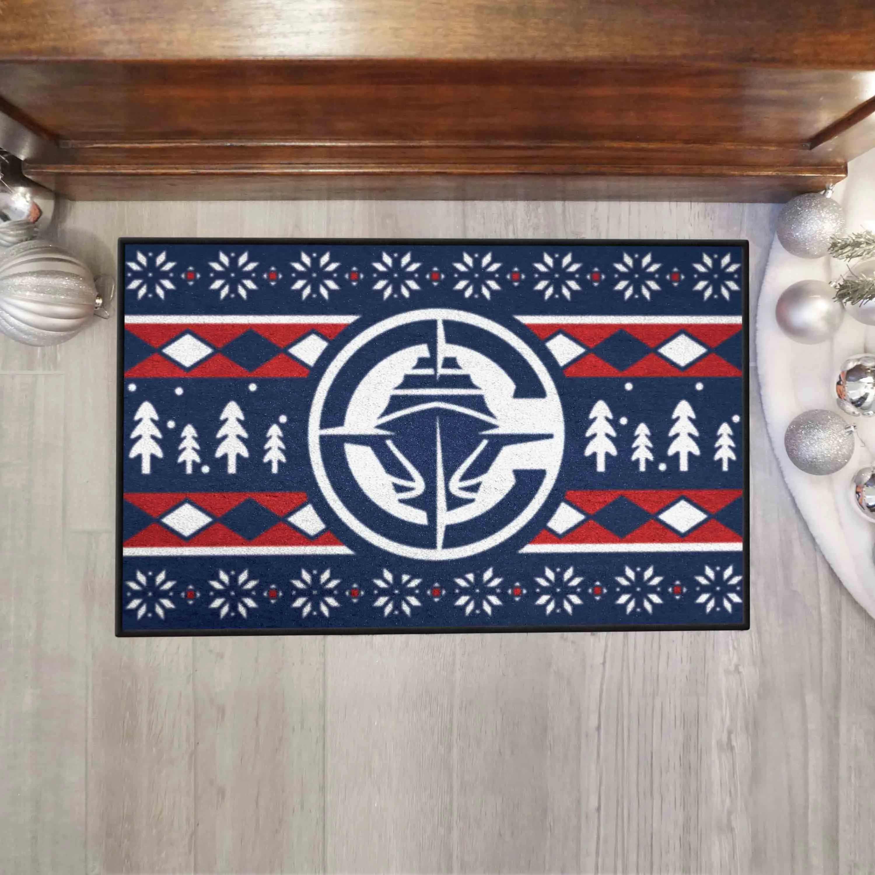 Los Angeles Clippers Holiday Sweater Starter Mat Accent Rug - 19in. x 30in.