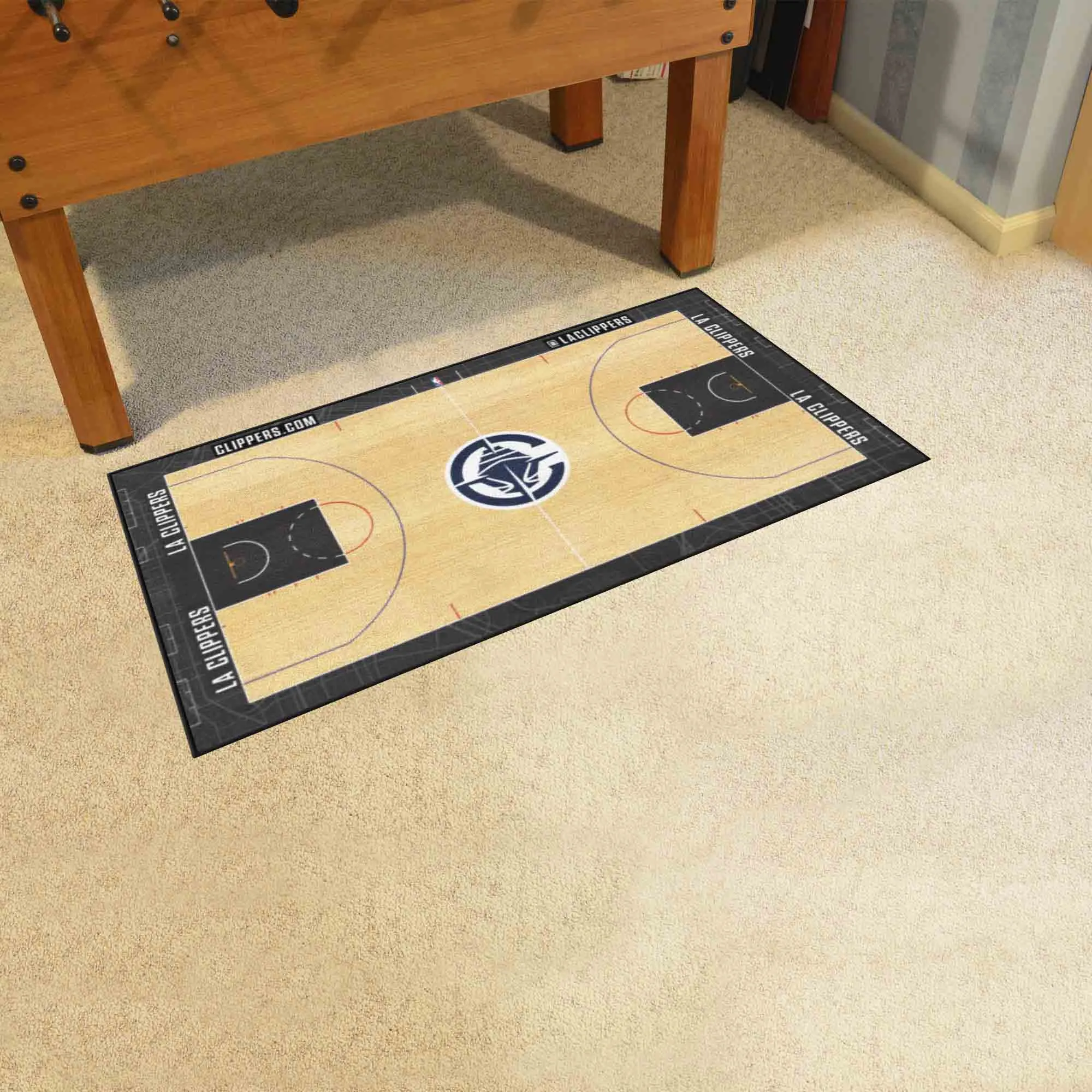 Los Angeles Clippers Large Court Runner Rug - 30in. x 54in.