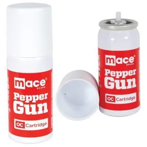 Mace Pepper Gun 2 Pack OC Refill Cartridges