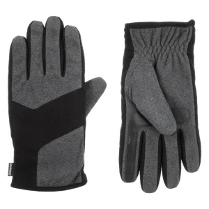 Men’s Isotoner Fleece Gloves with Pieced Back