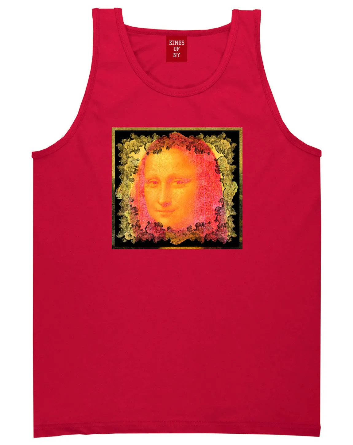 Mona Lisa Painting Art Tank Top