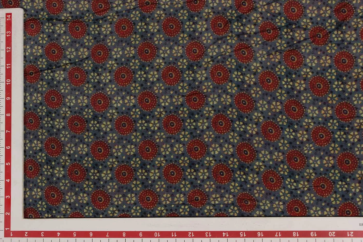 Multicolor Traditional Viscose Cotton Fabric