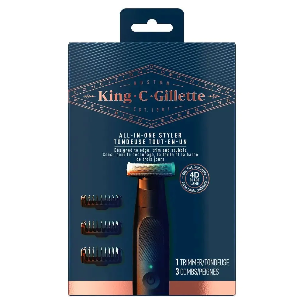 New - King C. Gillette XT3000 Men's Style Master Cordless Stubble Trimmer   3