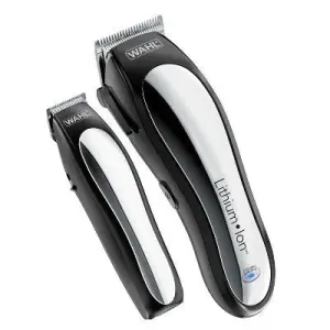 New - Wahl Lithium Ion Pro Men's Cordless Haircut Kit with Finishing Trimmer & Soft Storage Case-79600-3301